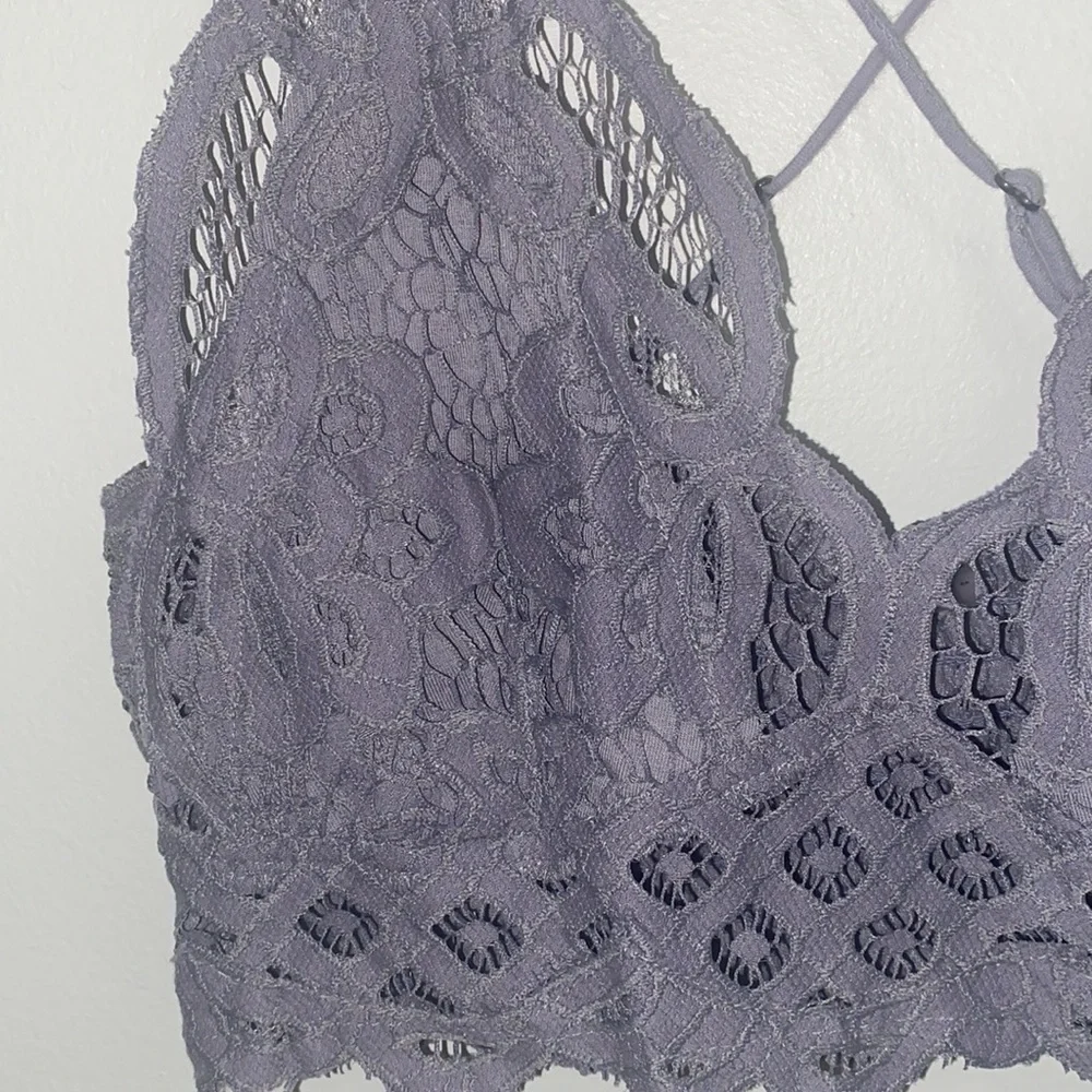 Free People Adella Smocked Bralette - Picture 3 of 5